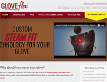 Tablet Screenshot of gloveflex.com
